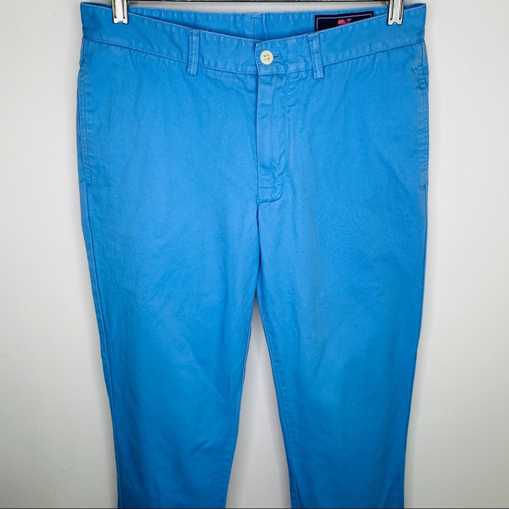 Vineyard Vines 30W Blue Twill Slim Fit Club Pants - Picture 2 of 6